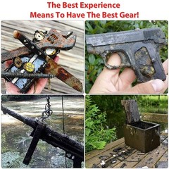 1725 lbs Fishing Magnet Kit, Double Sided Magnet Fishing Kit with Rope, Super…