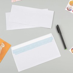 Reliable 72 Pack White Envelopes with Security Tint – Perfect for Offices