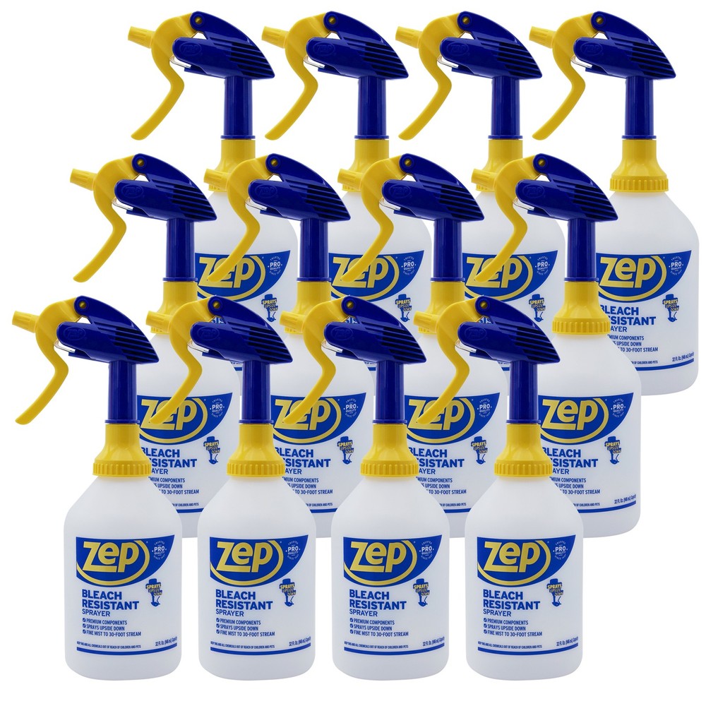 Zep Bleach Resistant Professional Sprayer Bottle – 32 oz (Case of 12) – ZUPRO2 –