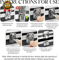 Lockable Cash Box with Key, Aluminium Alloy Money Storage Box & Single-Row Curre