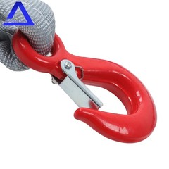 Four Leg Bridle Web Sling 5ft 6600lbs Lifting Slings with G80 Grab Hooks Safe