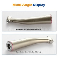 ASkeadnt Dental 1:5 Increasing Contra Angle Handpiece Fit E-type Motor