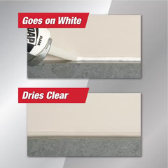 Dynaflex 230 10.1 Oz. Clear Premium Elastomeric Exterior/Interior Window, Door a