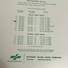 Vintage National Brand Ledger Journal Book Hard Cover 152 Pages Unused