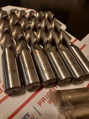 LOT OF 6 NEW KSD HSS 2 FLUTE EXTRA LENGTH END MILLS 3/4″ X 3/4″ X 4″ X 6-1/4″