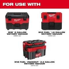 Milwaukee Tool 49-90-1900 Cartridge Filter, Fits Milwaukee 0880-20 Vacuum