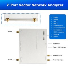 2-Port VNA 100kHz To 6GHz Range Firmware Updates Supported For Linux For MacOS