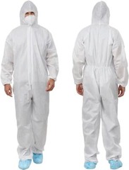 3 Pack SMS Disposable Paint Suit, Hazmat Suits, Coveralls with Hood