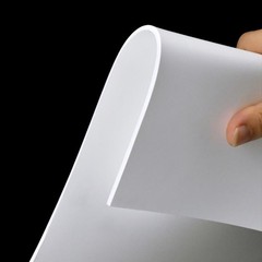 PTFE White Flexible Sheet 1mm 1.5mm 2mm 3mm 4mm 5mm 6mm Thick 250mm / 500mm Size