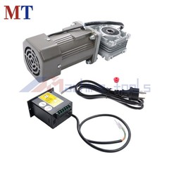 AC Gear Motor 120W 110V 18RPM 80K Ratio Worm Drive Speed Control CW/CCW 14mm