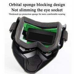 Auto Darkening Welding Glasses Adjustable Band Detachable Welder Mask Impact