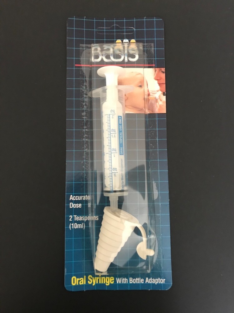 (12 Pack) – 10 ml Oral Syringes Slip Tip w/ Bottle Adapter NIB Made in Denmark