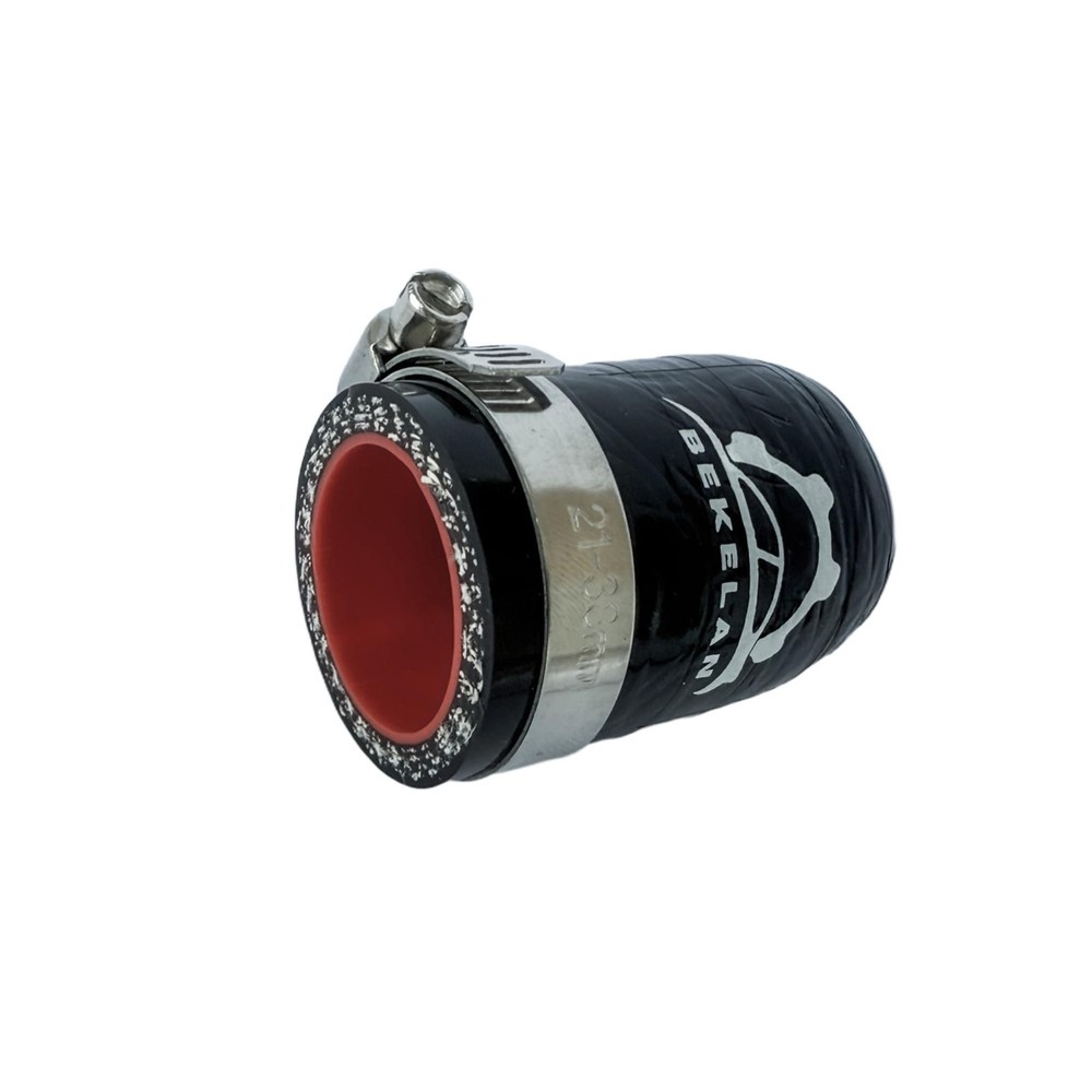 1 Inch (25mm) ID Black High Temperature 4-ply Reinforced Silicone Hose Cap Wi…
