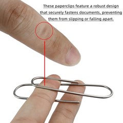 14 PCS 4 Inch (100mm) Extra Large Paper Clips Silver Rust Resistant Metal Str…