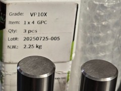 Viper VP10X Carbide 1″ x 4″ GPC Carbide Rods (QTY: 3 pcs) 4.15 LB (2.25 kg) NEW