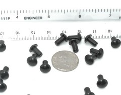 Push in Rubber Feet Fits 5/32″ Hole x 1/16″ Tall x 5/16″ Diameter Dome Head