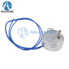 AC 12V/110V/220V 4W 50/60Hz Synchronous Motor 2.5/3/5/6RPM For Microwave TYC-50