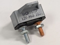 BUSSMANN SHORT STOP 10 AMP 12VOLT AUTOMATIC THERMAL RESET CIRCUIT BREAKER