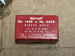 Starrett 196K/645K dial indicator snug/ sleeve for 1/4”or 5/16” stems (#57/257)