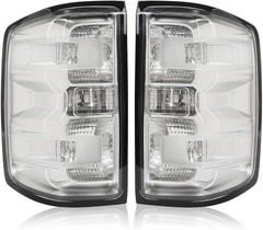 G-PLUS Tail Lights w/Bulbs Fit Chevy Silverado 1500 2014-2018/Fit Silverado 1500