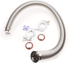 Bmotiontech ISO-KF KF25 Corrugated Bellow Hose Set for High Vacuum Application w
