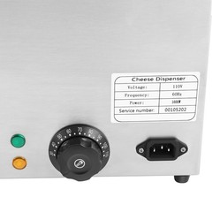 1600W 110V Hot Fudge Nacho Cheese Dispenser Sauce Caramel Melting Warmer Machine