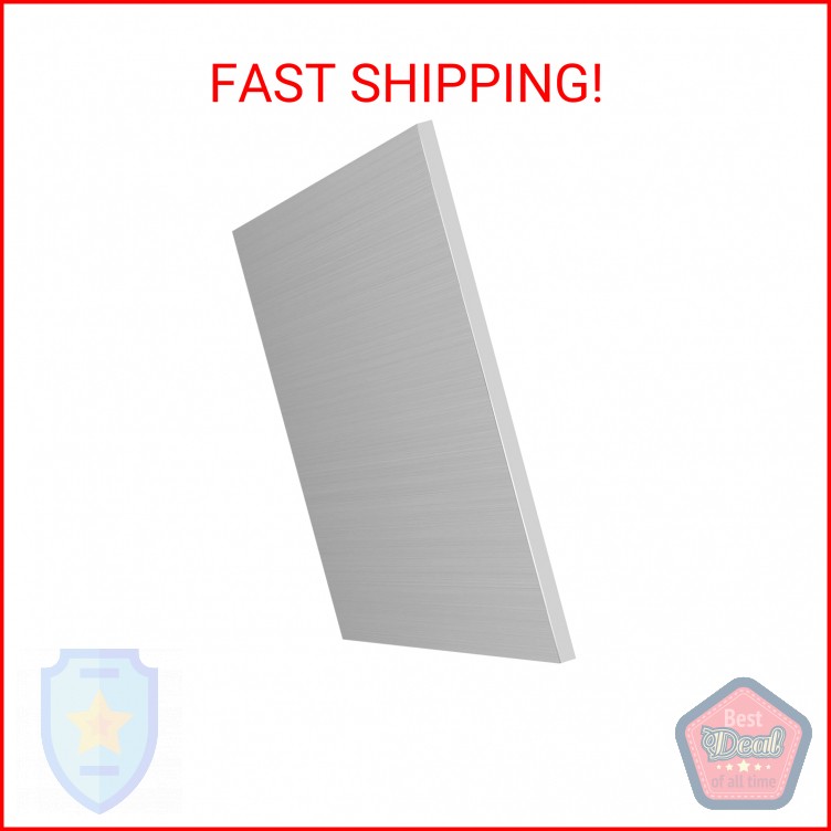 6061-T6 Aluminum Sheet 8x12x1/2 Inch Thickness Durable Aluminum Plate Metal Shee