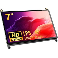 7 Inch Monitor Touch Screen for Raspberry Pi 1024X600 IPS FHD LCD Display USB…