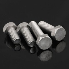 M6 M8 M10 M12 Aluminum Alloy 6063 Hexagon Bolts Hex Head Cap Screws DIN933