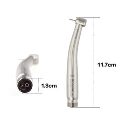 Dental Handpiece Standard High Speed Push Button Single Water Spray 2H