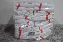 3M 4565-BLK-L 25 Pk Size L Zipper Closure Disposable Coveralls
