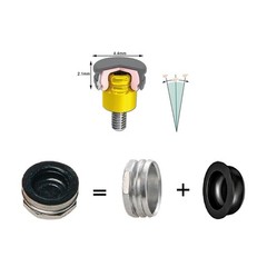 Zest Locator Abutment Retention Replacement Insert Cap Dental Overdenture Parts
