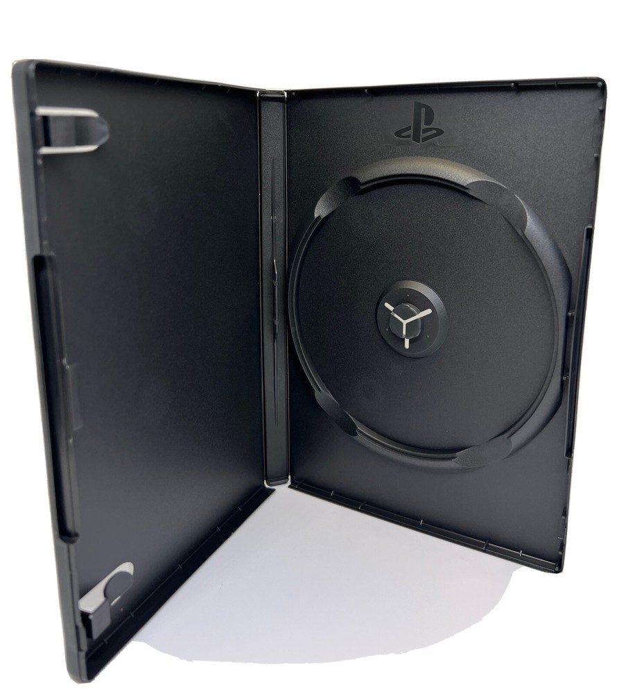 3 PCS NEW OFFICIAL SONY PLAYSTATION 2 REPLACEMENT GAME CASE, BLACK, LOGO, PS2