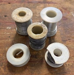 Mixed Solder Wire Lot 2 lb 5 oz Assorted Plumbing Electronics USA