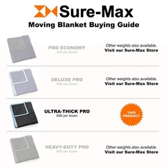 Sure-Max 4 – Pro – 80 X 72 65 – Furniture Pads Black