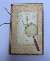 New Handmade Distressed Nature Junk Journal Folio 5.5 x4 inches