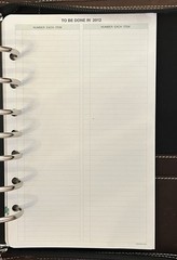 Franklin Covey 7 Ring Brown Leather and Cloth Zip Binder CL 12215 inserts