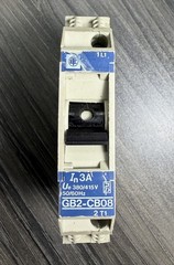 Telemecanique GB2-CB08 Mini Breaker 3A 1‑Pole 48VDC/250VAC Thermal‑Magnetic IP20