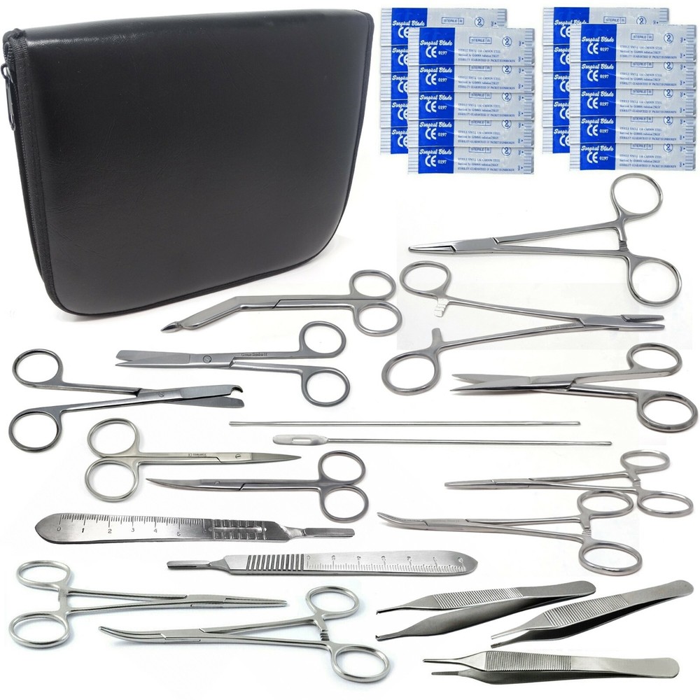 35 PC US Military Minor Surgery Sudent Kit Forceps