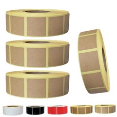 Target Pasters 1 inch 2 Rolls 1 4 4000 Pieces, 4000 Pieces ivory