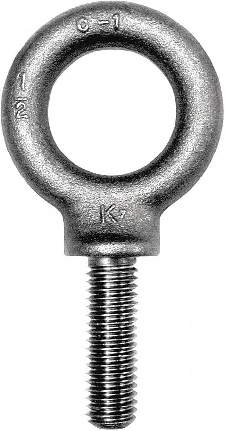 Ken Forging, M8, Eyebolt, M8 x 1.25, 25.0mm, Lift w/Shoulder