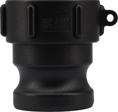 2″ IBC Tote Adapter – Coarse Thread x Male Camlock Fitting with Gasket Seal