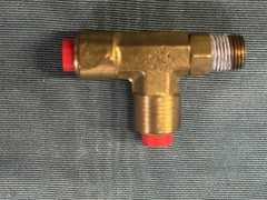 Poly-matic 1/4″ combo tee fittings 1/4″ push to 1/4″ push to 1/8″ pipe