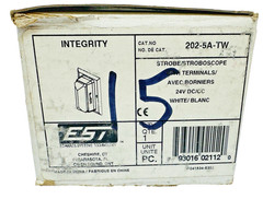 New in Box, Integrity 202-5A-TW White Strobe Fire Alarm, Edwards