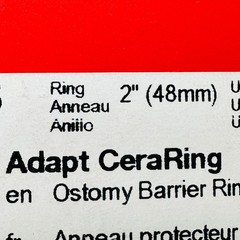 Hollister 8815 Adapt CeraRing Slim Barrier Rings 2″ Outer Diameter Box of 10