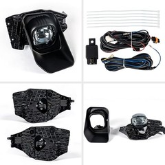 Front Bumper Fog Light for 2011-2016 F250 F350 F450 F550 with Harness Smoky Lens
