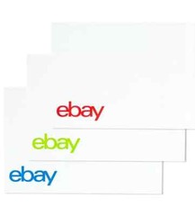 100 Ebay-Branded 9″ x 11.5″ Polymailers (No padding) – Red Blue Green Color Logo