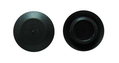 1/2″ 0.5 Inch Black Plastic Hole Plug for Sheet Metal Flush Mount Quantity 5