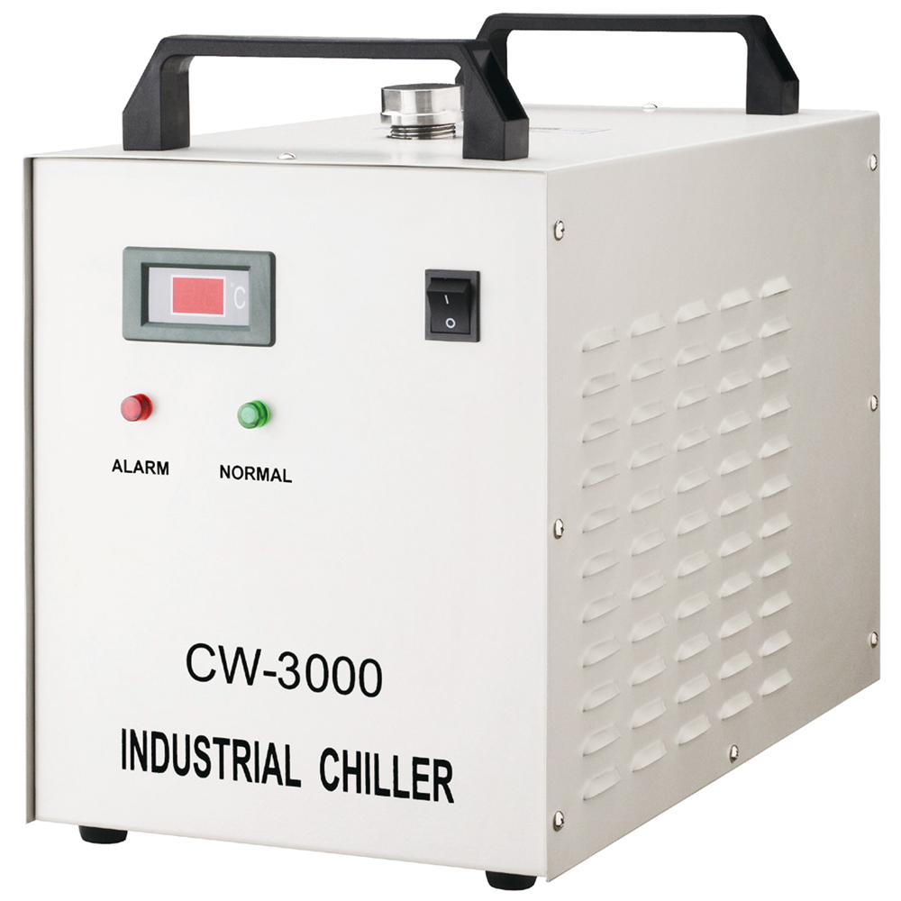 Industrial Water Chiller CW-3000DG for 60W / 80W CO2 Laser Tube CNC Engraving