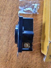 NOS Vintage TWISTLOCK 20A 250V Electrical Receptacle in box HARVEY HUBBELL, Inc.